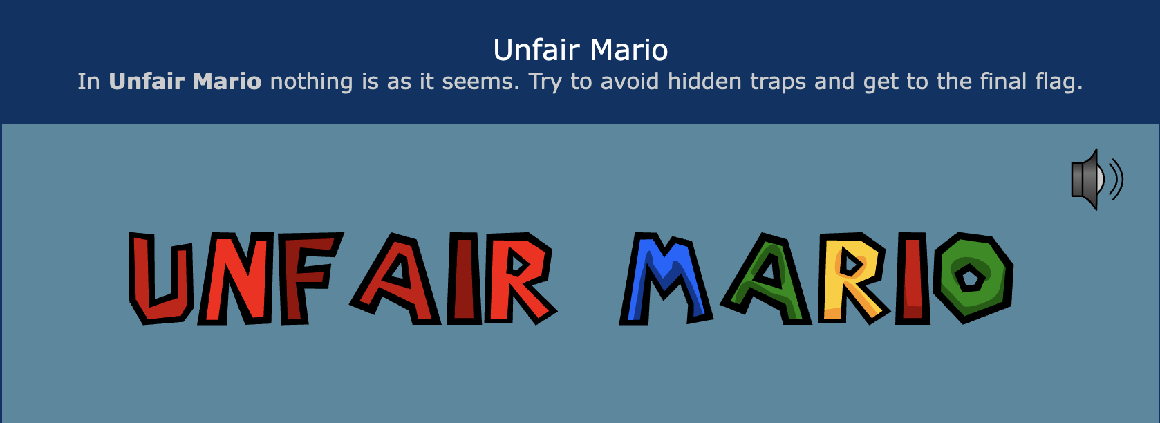 Unfair mario